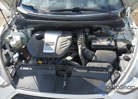 2013 Hyundai Veloster Turbo W/Black z USA, uszkodzony, nr VIN KMHTC6AE6DU129081